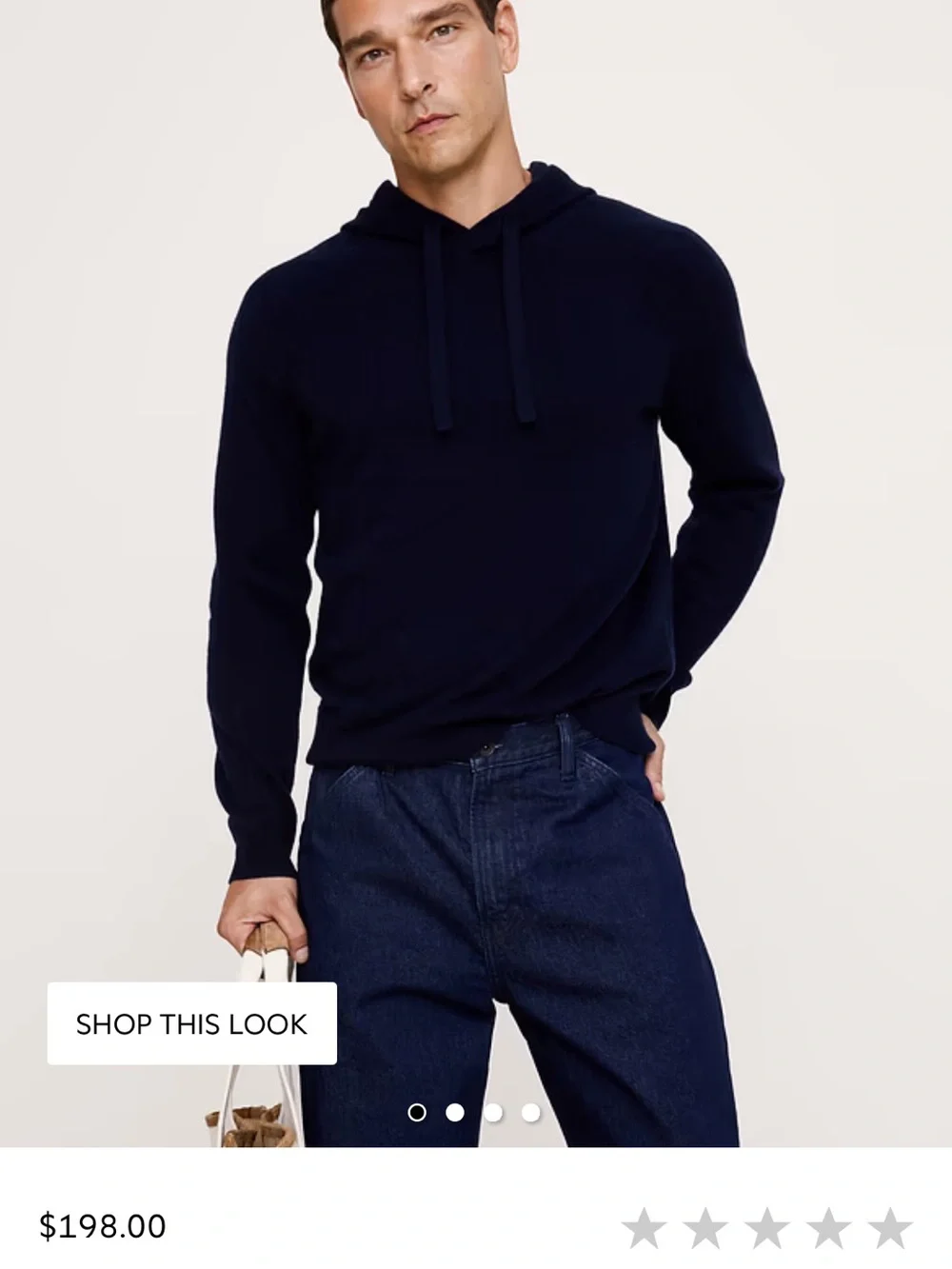 Banana Republic Cashmere Sweater Hoodie